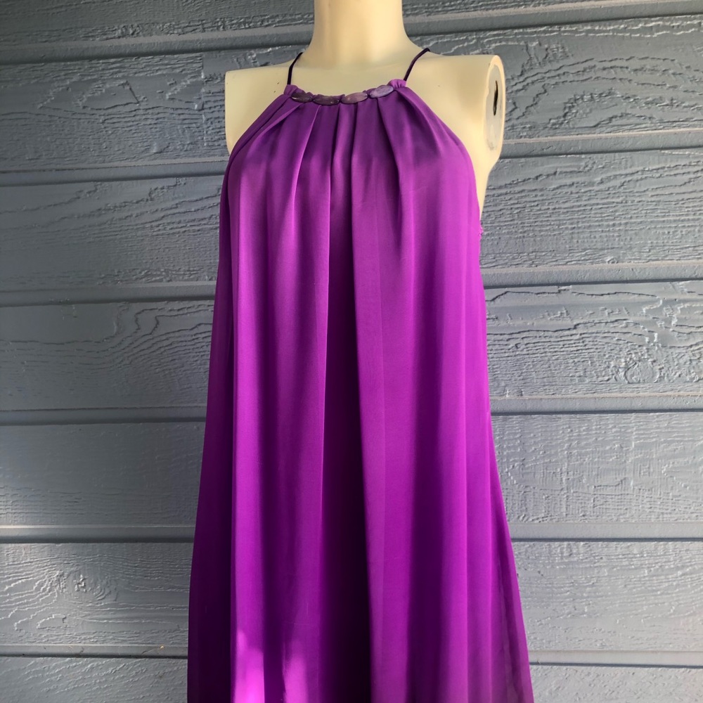 Ombré Purple Tulip Dress